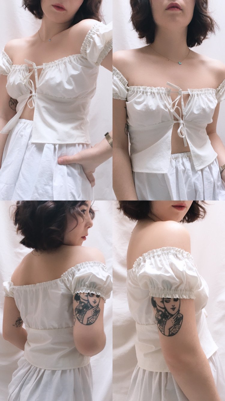 Image of Milkmaid Top — Constellations