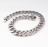 Silver Cuban Link Collar (19mm)