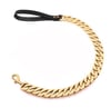 Gold Cuban Link Leash (19mm)