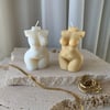 Beige Curvy Body Candle