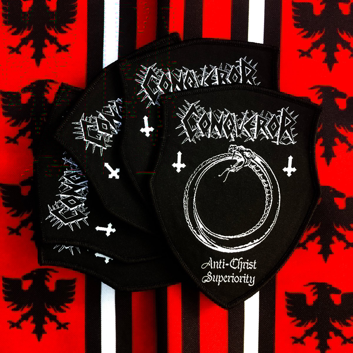 Conqueror A.S Demo / Shaped Patch / Black Trim | By Force Propaganda