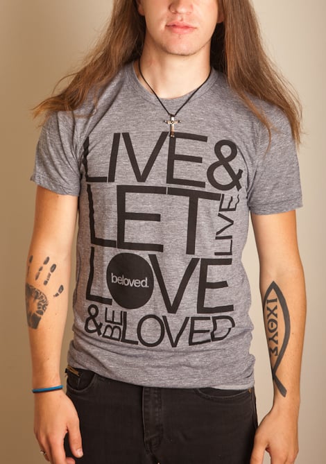 just live tee shirts