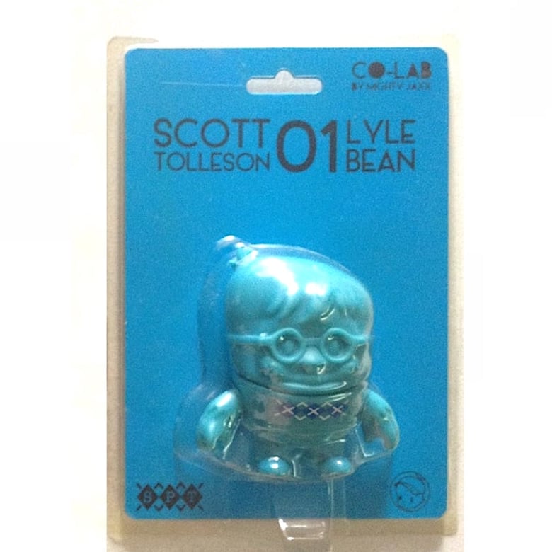 Image of LYLE BEAN (Cyan Colorway) by Scott Tolleson X Mighty Jaxx