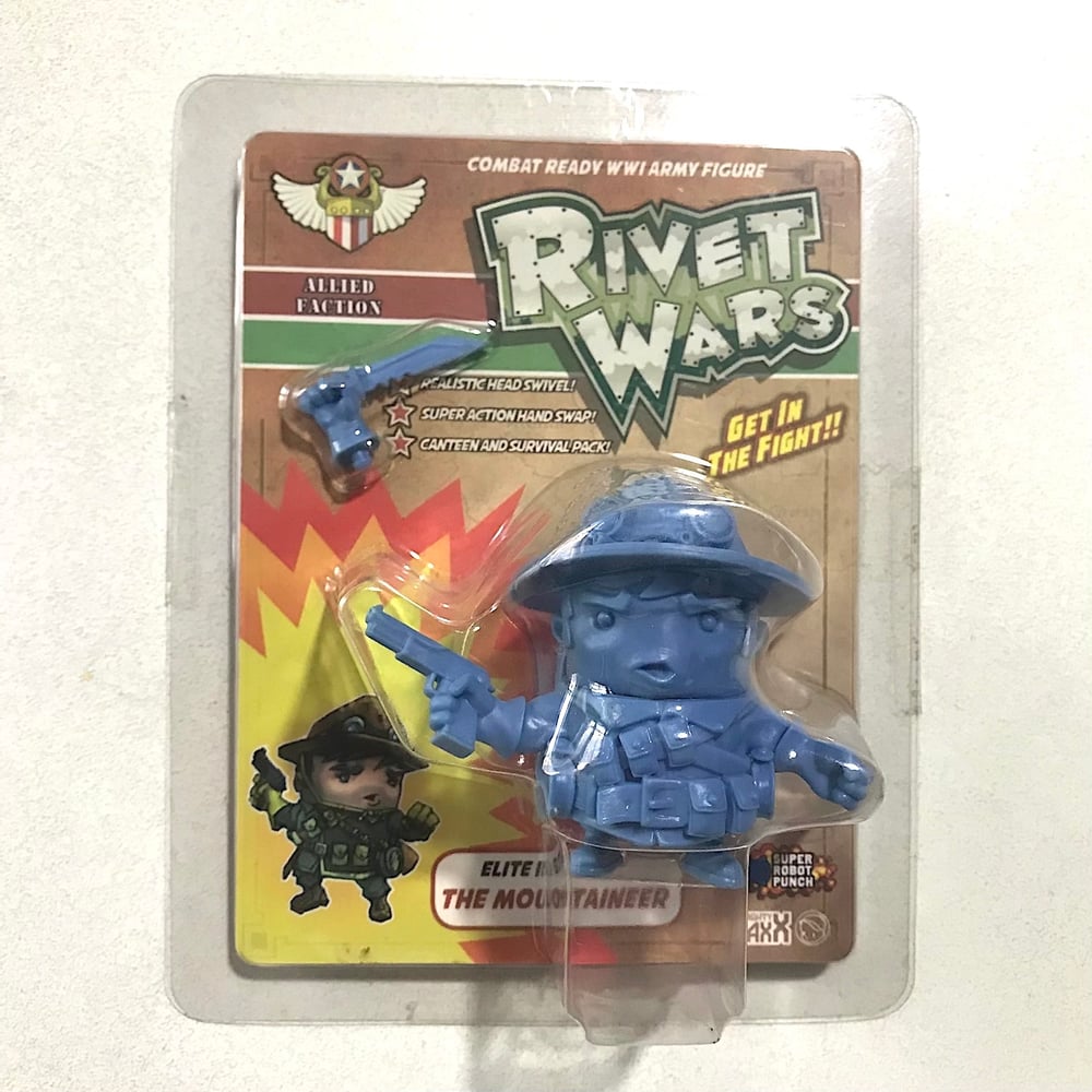 Image of RIVET WARS: THE MOUNTAINEER (Blue Colorway) by Mighty Jaxx