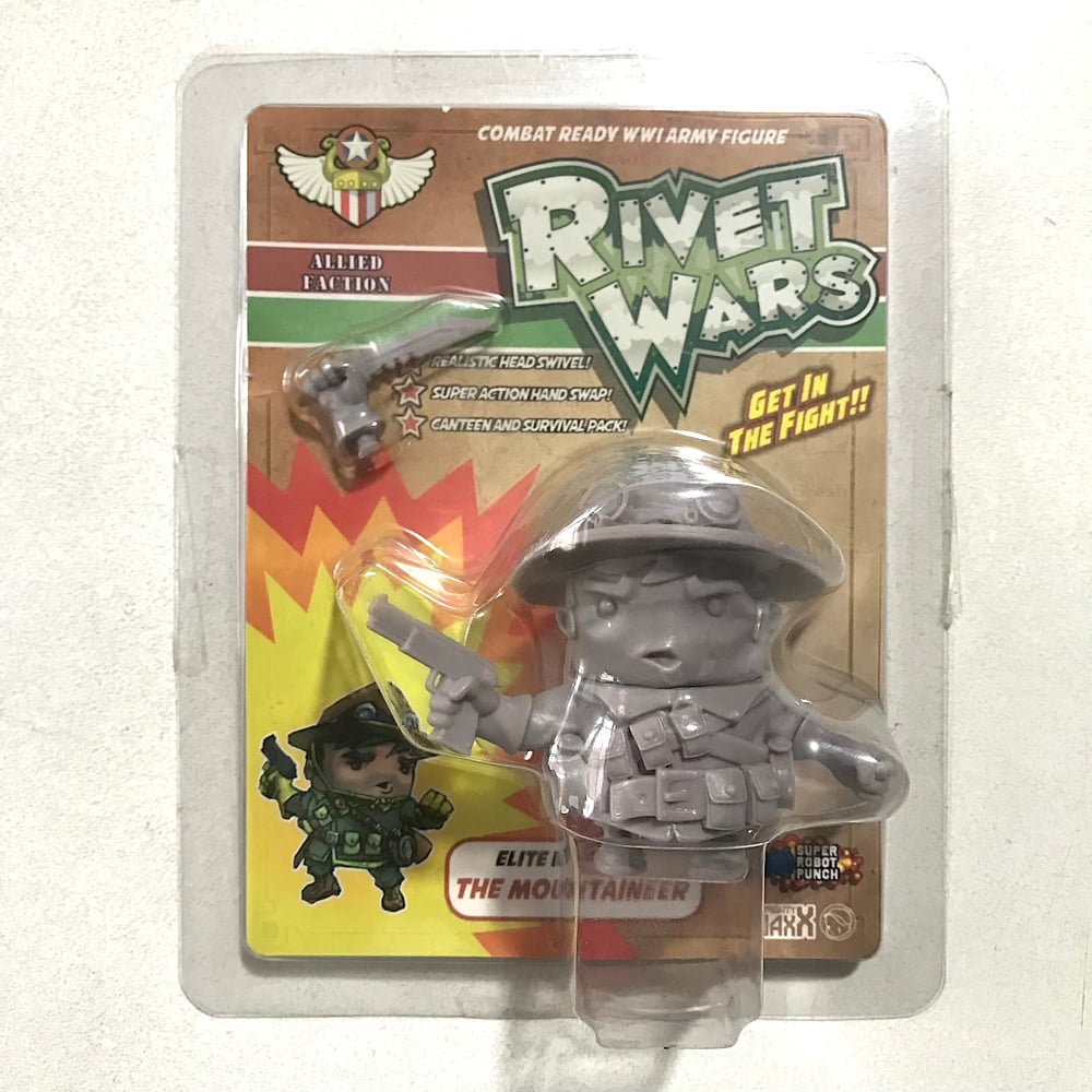 Image of RIVET WARS: THE MOUNTAINEER (Gray Colorway) by Mighty Jaxx