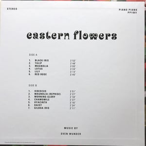 Sven Wunder - Eastern Flowers (Piano Piano - PP1001 - 2020)