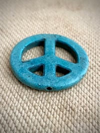 Image 4 of 60s COMPOSIT HIPPIE PEACE PENDANT