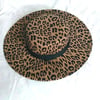 New Animal print cheetah adjustable hard brim hat.