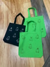"All my friends are ghosts!" tote bag