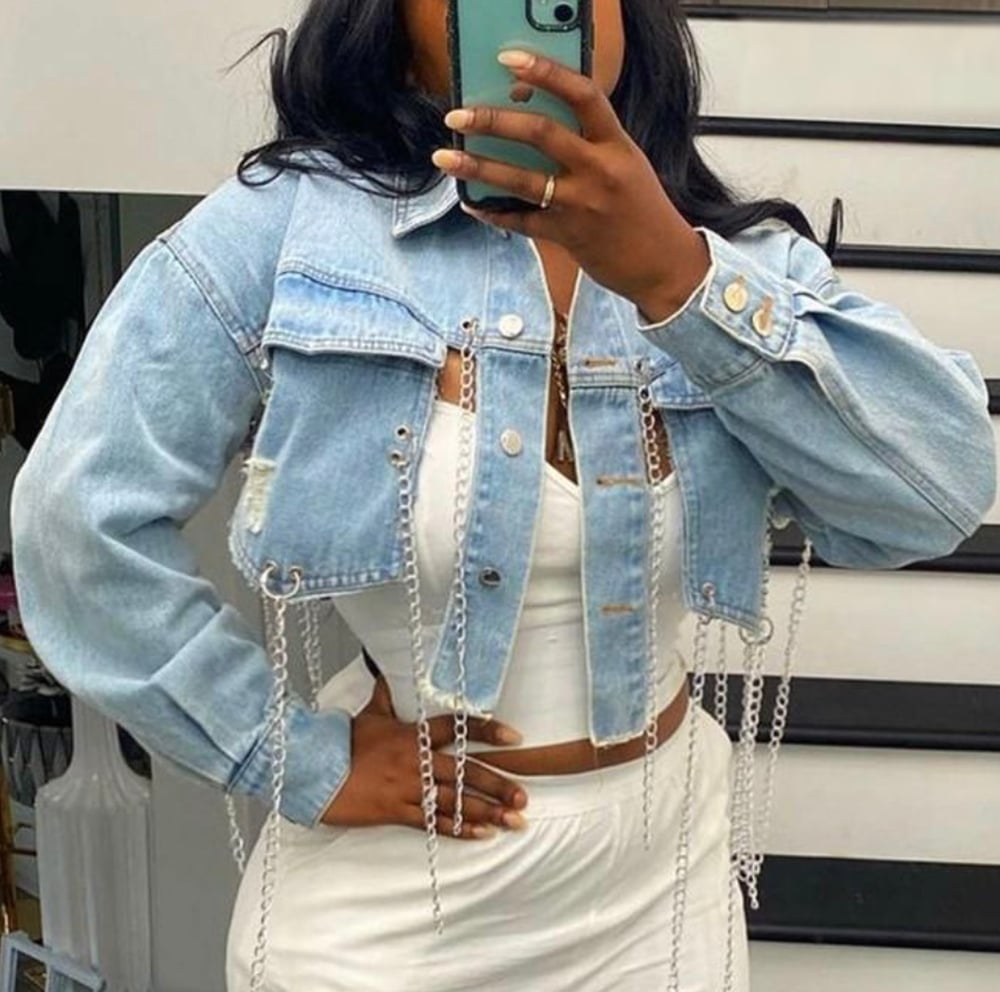 Image of CHAIN REACTION JEAN JACKET