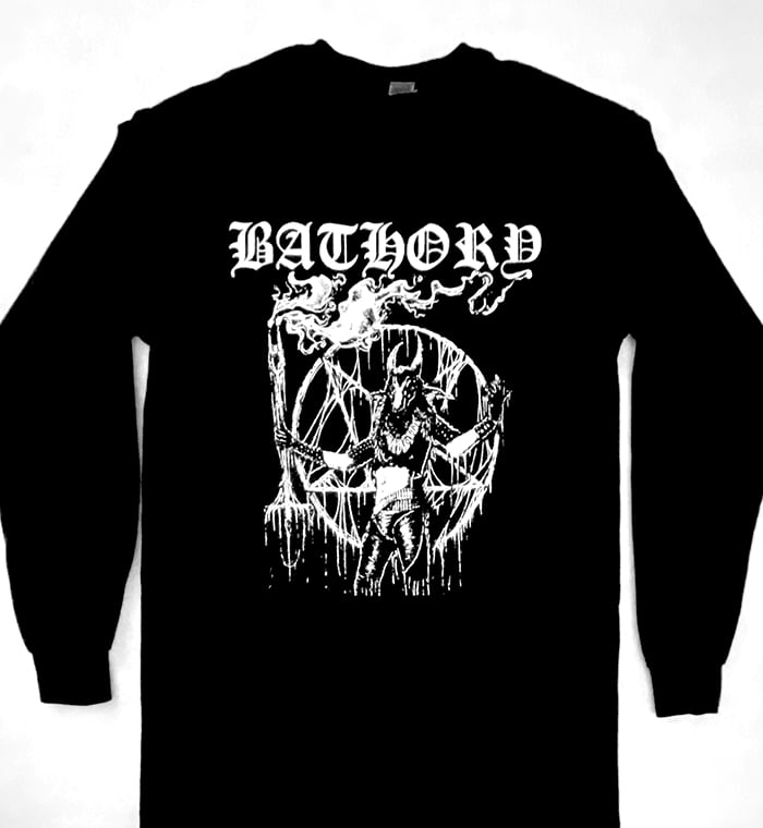 Image of Bathory " Satan My Master "  Longsleeve T shirt 