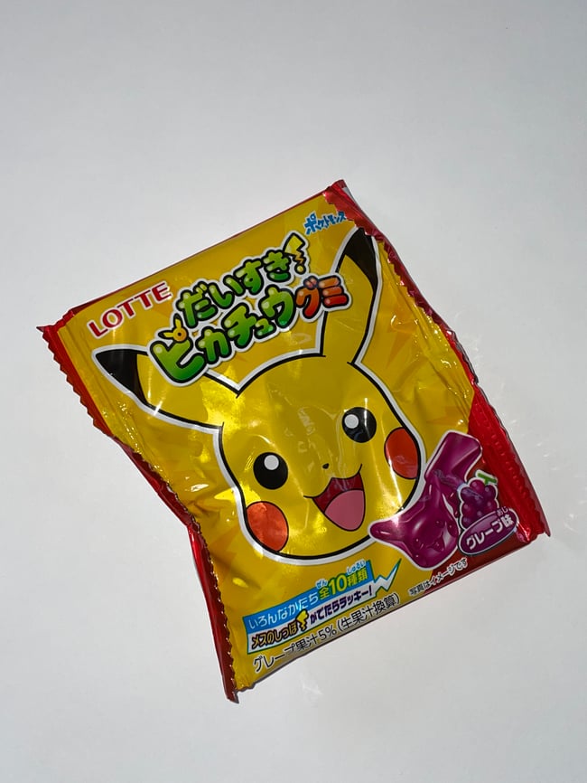 Grape Flavored Pokemon Gummies