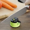 Suction knife sharpener