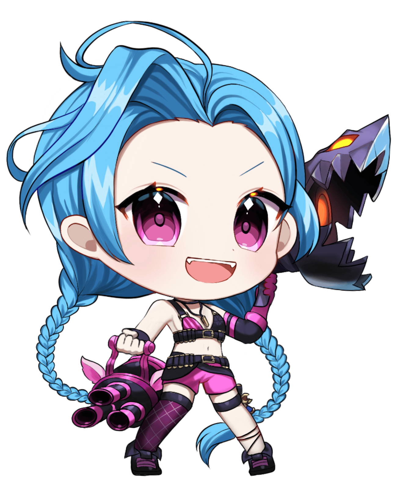 Chibi Jinx | Kurumadesigns