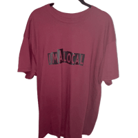 IMALOCAL OG TEE Burgundy