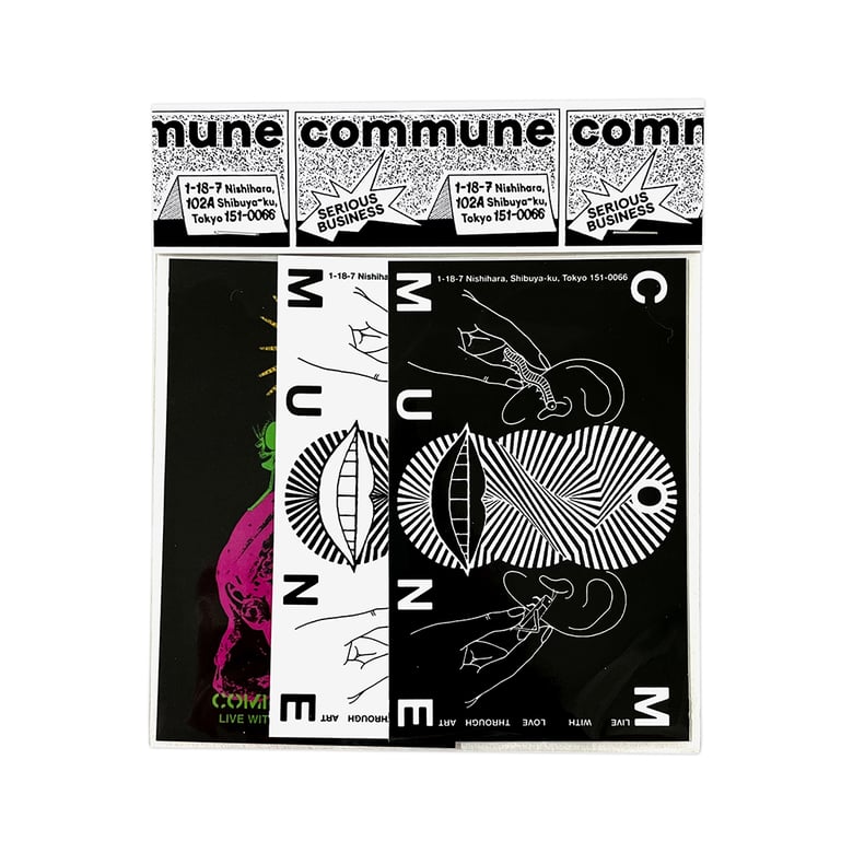Image of commune Sticker Pack (designed by Ed Davis)