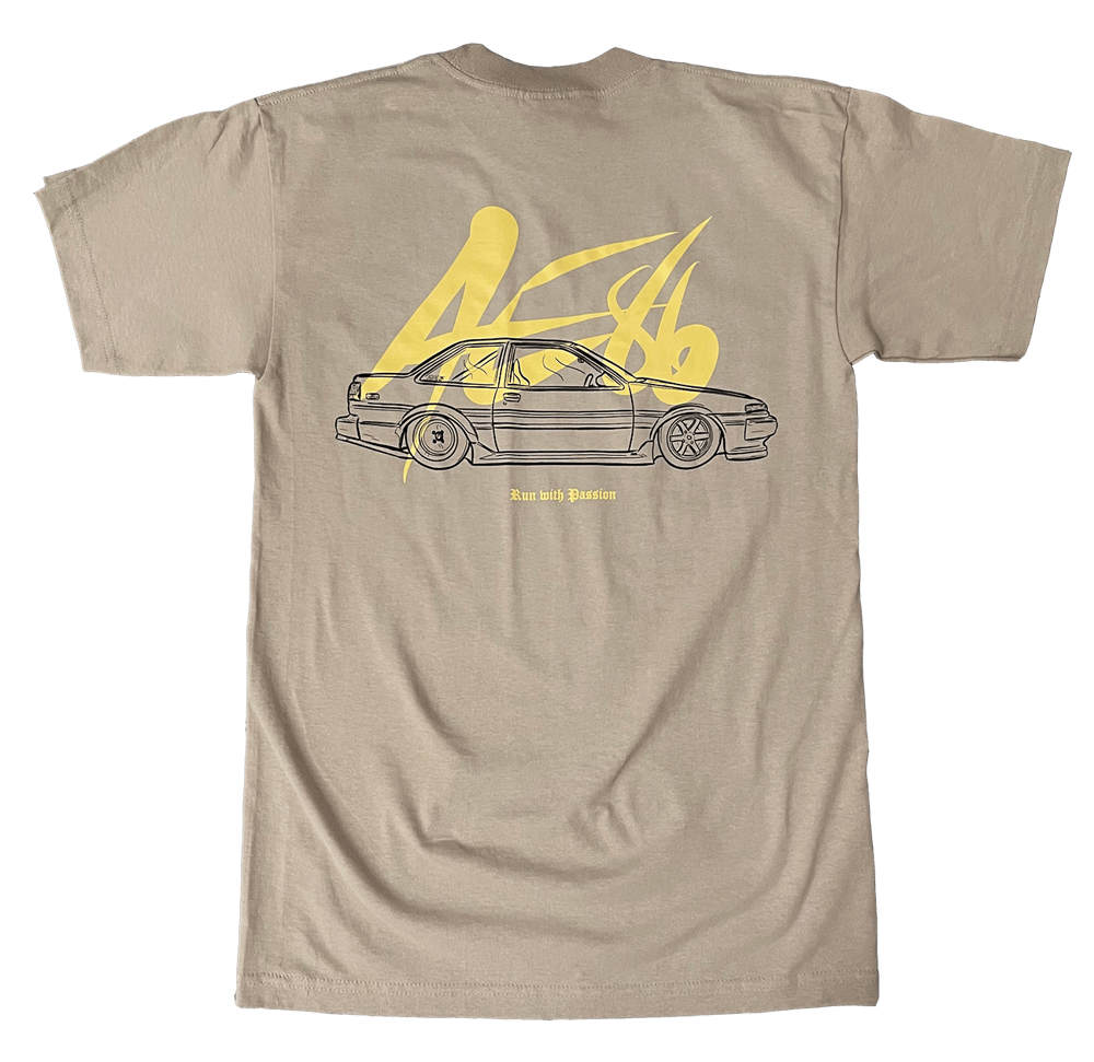 Image of 86 Coupe Run with Passion Tee