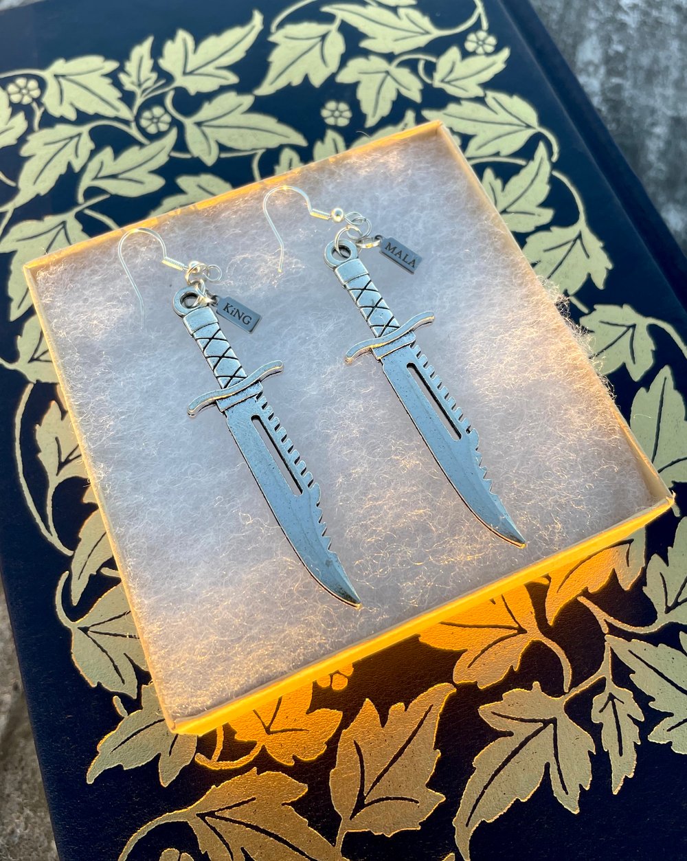 Image of KING MALA KNIFE EARRINGS
