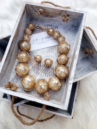 Image 1 of Pearl Statement Necklace 