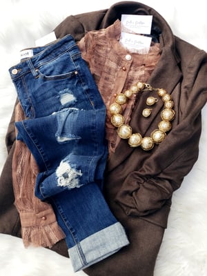 Image of Pearl Statement Necklace 