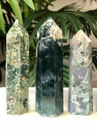 Image 2 of MOSS AGATE TOWER - BRAZIL 