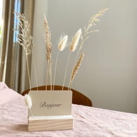 Image 2 of PORTE CARTE à messages heureux