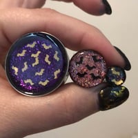 Image 2 of Glitter Bat Plugs (sizes 2g-2”!)