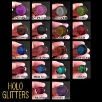 Image 4 of Glitter Bat Plugs (sizes 2g-2”!)