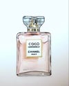 Coco Mademoiselle Perfume print
