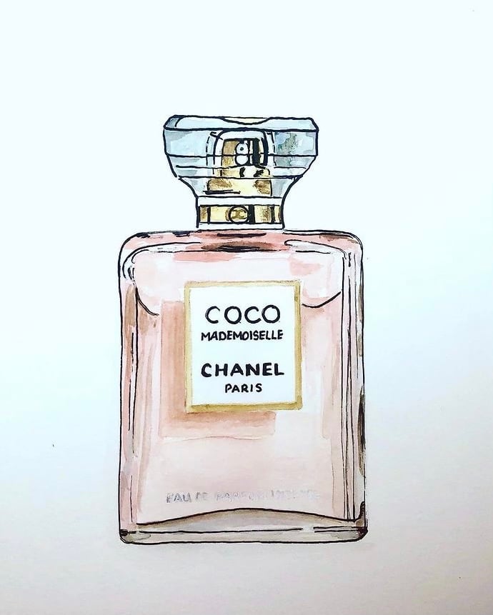 Coco Chanel Mademoiselle Chanel Engraved Perfume Coco Mademoiselle