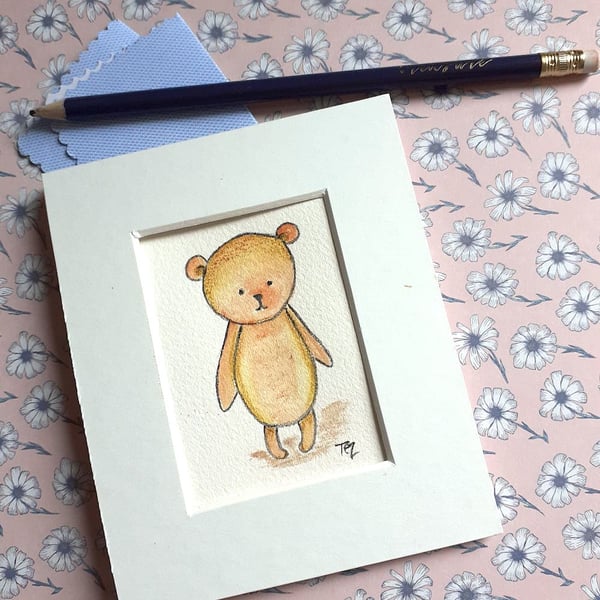 Image of Worry Bear Watercolour