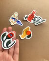 4 Pack of Stickers 