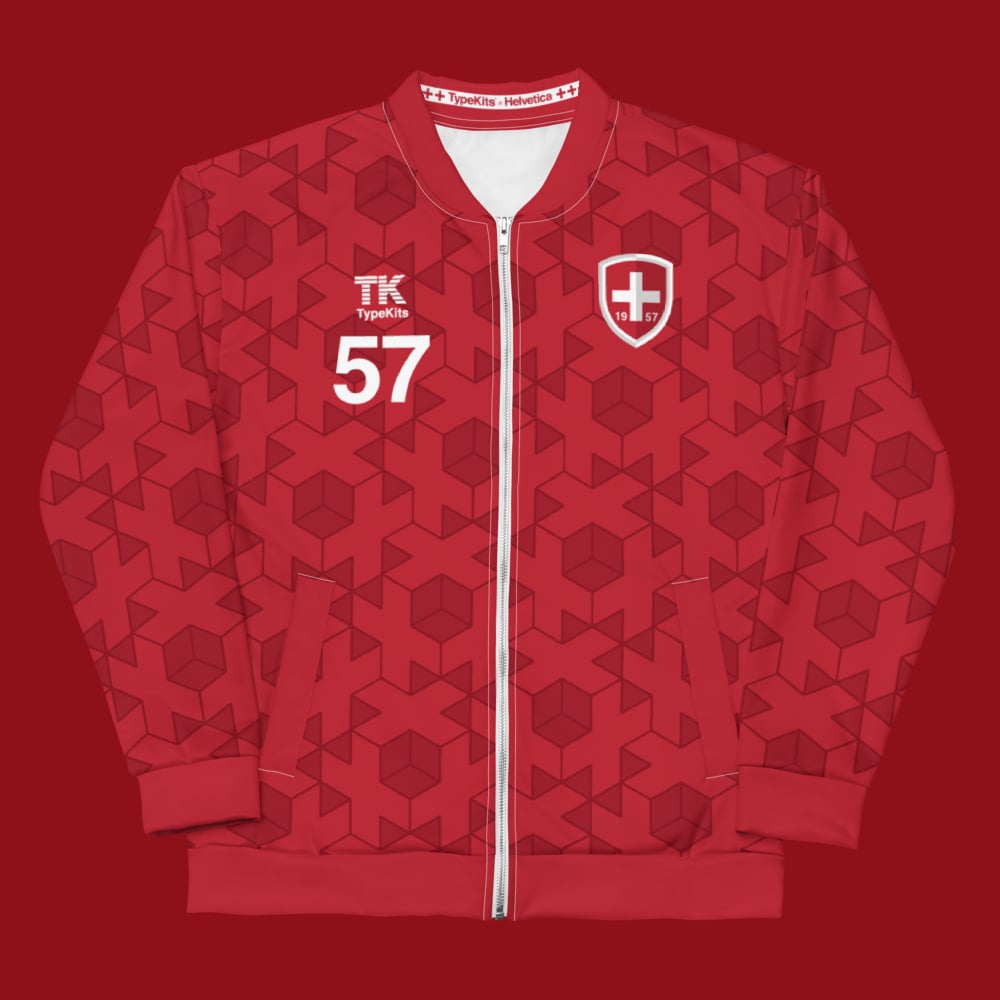 Image of Team Helvetica 1957 -  Red Unisex Jacket