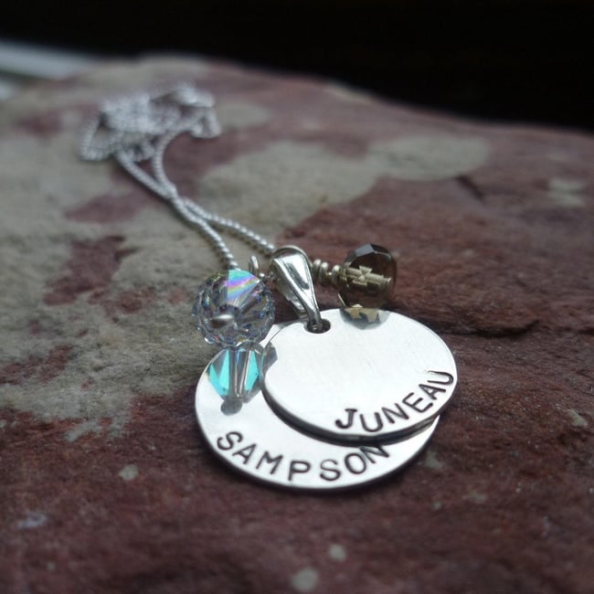 DUO three custom sterling duo necklaces