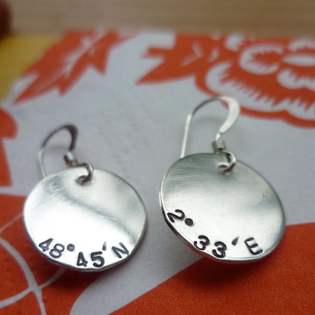 X MARKS THE SPOT sterling coordinate earrings