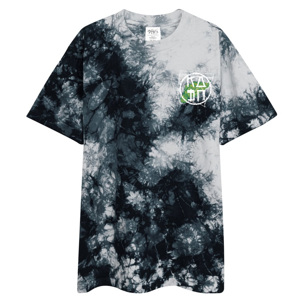 Image of BUDZ OVERSIZED TIE-DYE T-SHIRT 