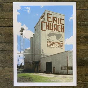 Image of Eric Church Lexington KY 2021 artist’s edition