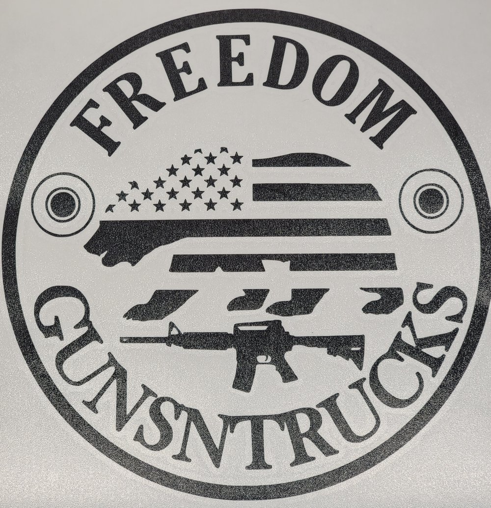 8" FREEDOM DECALS