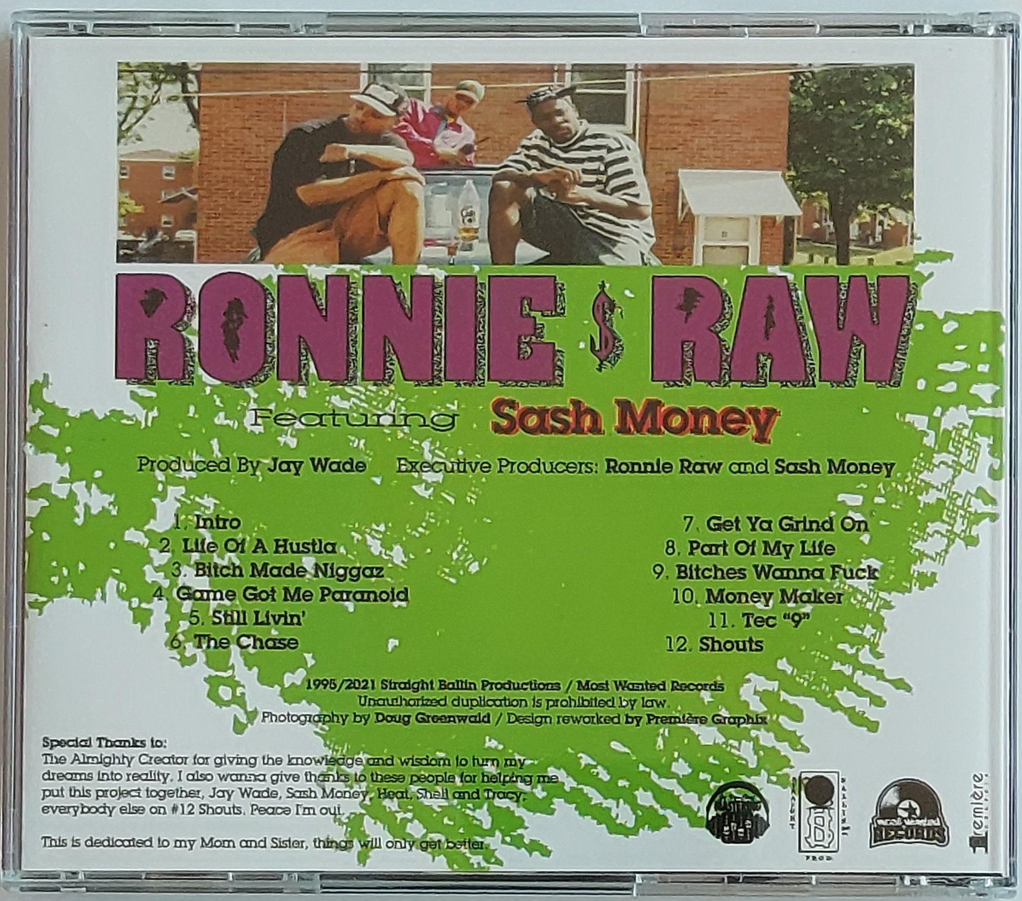 CD: RONNIE RAW - GHETTO BASTARD 1995-2021 REISSUE (Akron, OH) | Most Wanted  Records