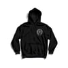 DALLAS HEARTS HOODIE TODDLER TO ADULT SIZES (BLK/WHT)