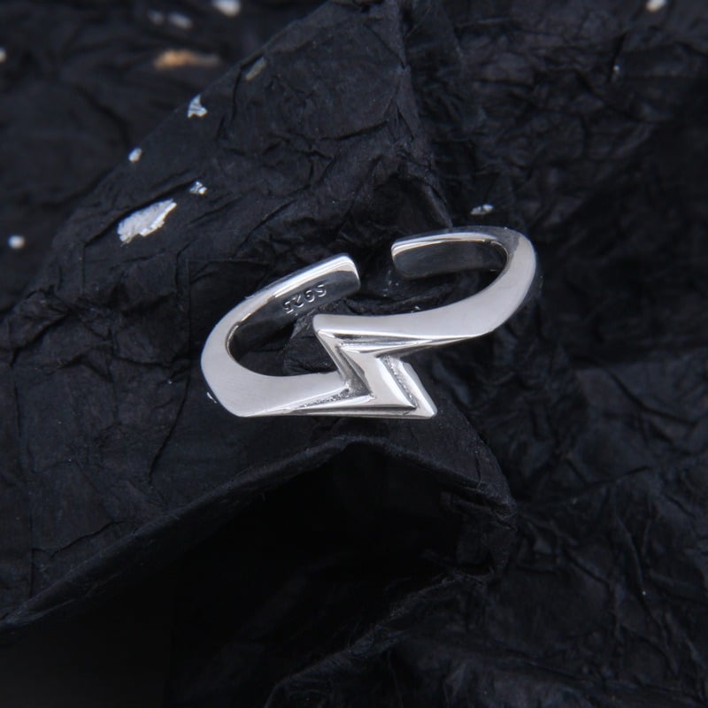 'Flash' Silver Open Ring