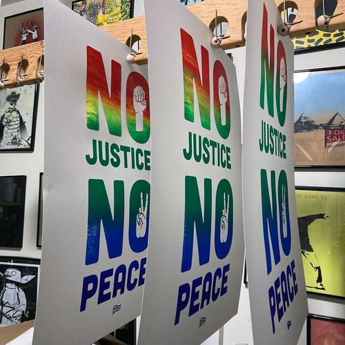 Image of No Justice No Peace Print