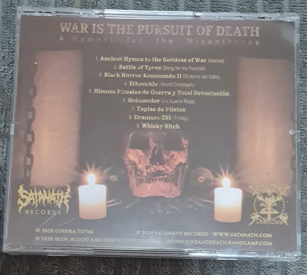 GUERRA TOTAL - War Is The Pursuit Of Death CD