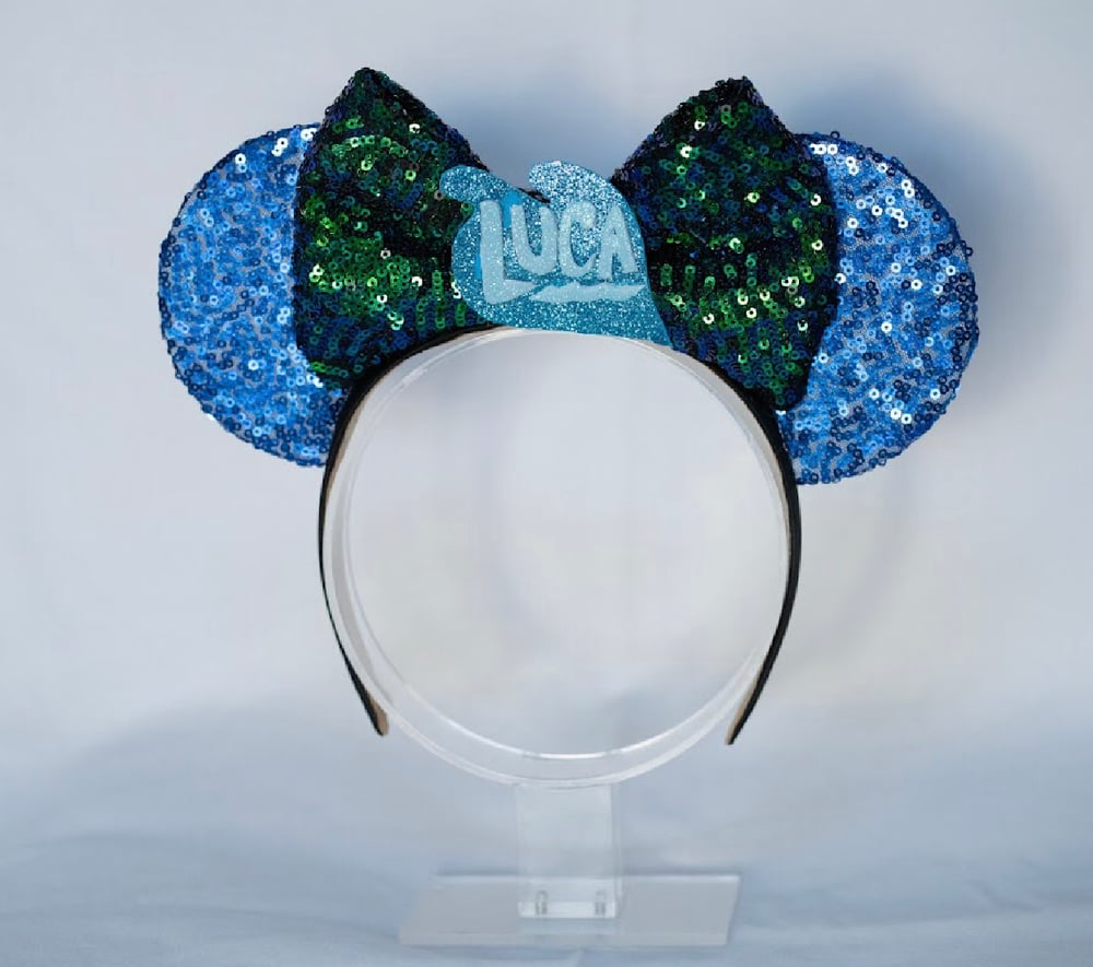 Image of Luca Bubbles inspired mouse ears 