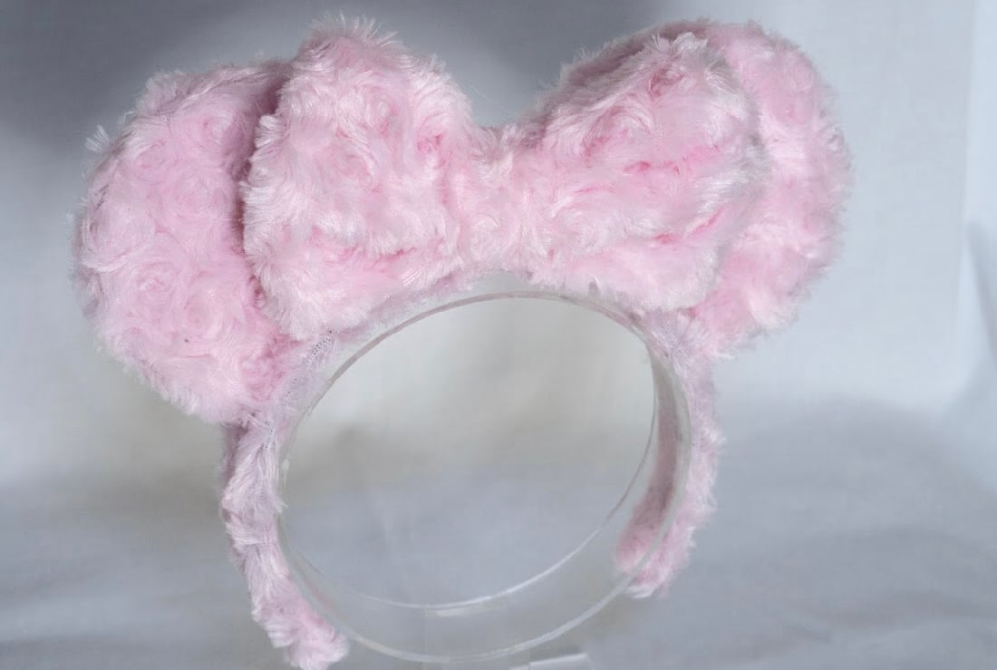 Image of Fuzzy slipper inspired mouse ears 