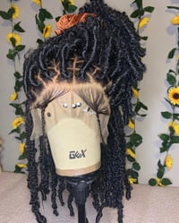 Image 4 of Butterfly Locs wig, Distresssed locs