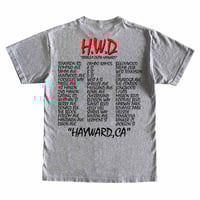 Image 2 of "Straight Outta Hayward" T-Shirt in Grey by Hayward Strong 