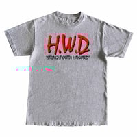 Image 1 of "Straight Outta Hayward" T-Shirt in Grey by Hayward Strong 