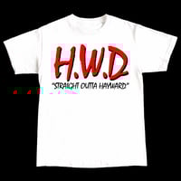 "Straight Outta Hayward" T-Shirt in White by Hayward Strong 