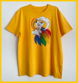 ADULTXS / Camiseta ALGODÓN Diseño ARCOIRIS de Baralust The Merbear